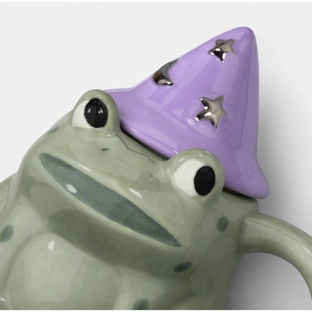 9 fl oz Earthenware Mini Frog with Lid Mug - Hyde and EEK! Boutique™